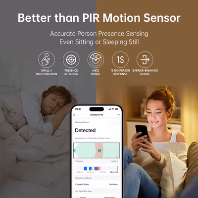 LinknLink eMotion Pro радар присутствия 24GHz mmWave для Home Assistant