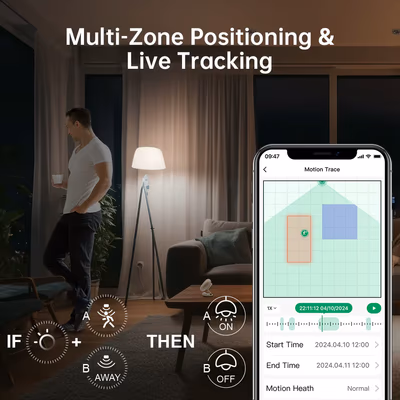 LinknLink eMotion Ultra датчик присутствия 60ГГц mmWave для Home Assistant