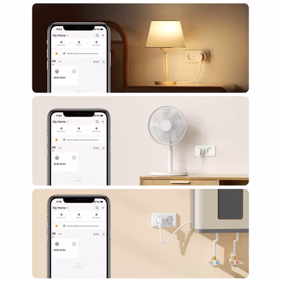 imou CE2P умная розетка Matter Wi-Fi 16А с замером энергии, набор 2 шт