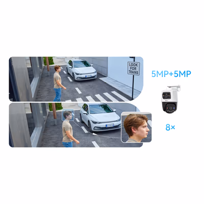 imou PS70F уличная PoE-камера с двумя объективами 5+5MP, full-color