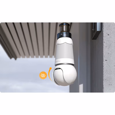 imou Bulb Cam IPC-S6DP камера 5MP в лампе E27, PT, прожектор и сирена