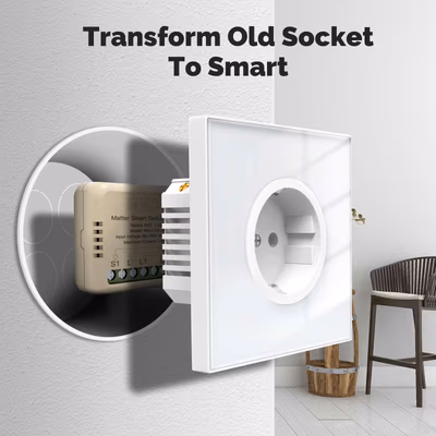 Moes MWM-104B-MS modul releu Matter peste Wi-Fi 2 canale 10 A, fără hub - features