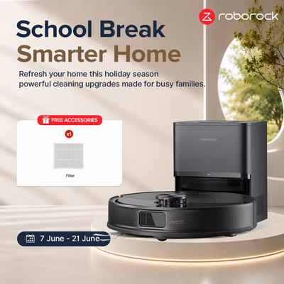 Robot aspirator-mop Roborock Q7 TF+ (negru) - lifestyle