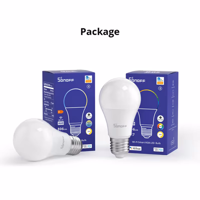 Sonoff B02-BL-A60 умная Wi-Fi LED лампа E27 9 Вт 806 лм