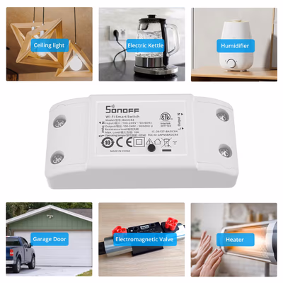Sonoff BASICR4 Wi-Fi реле 10 А с Magic Switch Mode