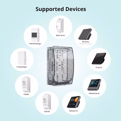 Sonoff Waterproof Box R2 защитный корпус PC V0 для модулей