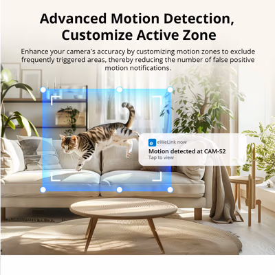Sonoff CAM-S2 компактная Wi-Fi камера 1080p с приватными зонами
