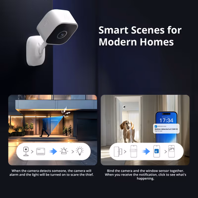Sonoff CAM-S2 компактная Wi-Fi камера 1080p с приватными зонами