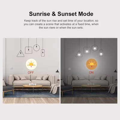 Sonoff D1 variator Wi-Fi cu telecomandă RF RM433 pentru becuri dimabile - lifestyle