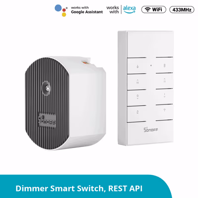 Sonoff D1 variator Wi-Fi cu telecomandă RF RM433 pentru becuri dimabile - main