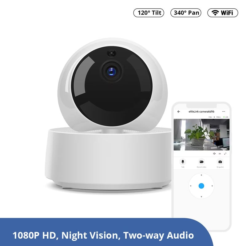 Sonoff GK-200MP2-B поворотная IP-камера 1080p с Ethernet
