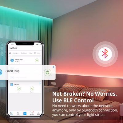 Sonoff L2 Lite умная светодиодная лента RGB 5 м Wi-Fi + Bluetooth