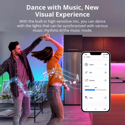 Sonoff L3 Pro адресная RGBIC лента 5 м Wi-Fi + Bluetooth (без адаптера)
