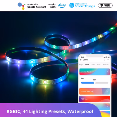 Sonoff L3 Pro адресная RGBIC лента 5 м Wi-Fi + Bluetooth (без адаптера)