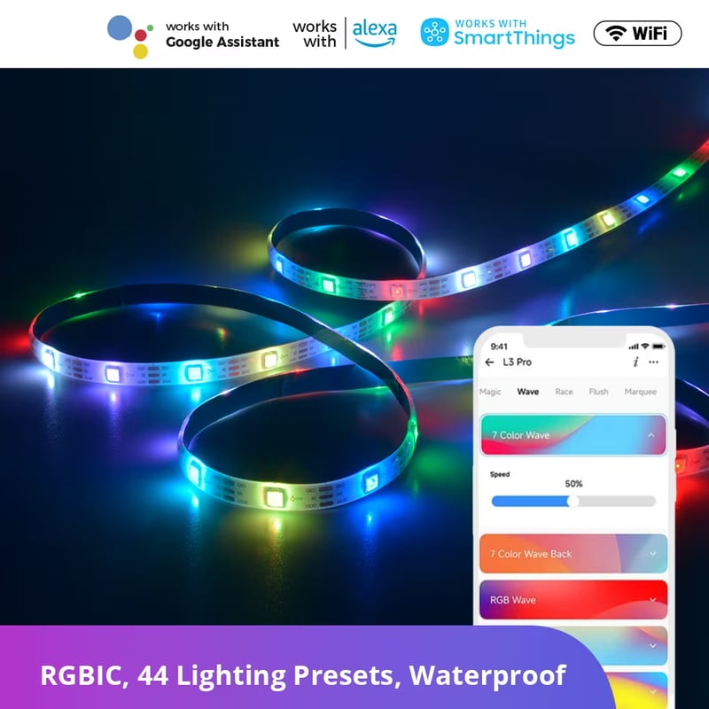 Sonoff L3 Pro адресная RGBIC лента 5 м Wi-Fi + Bluetooth (без адаптера)