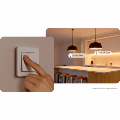 Sonoff MINI-2GS Mini Duo Matter Wi-Fi реле 2 канала в подрозетник