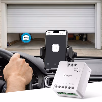 Sonoff MINI-D умное реле с сухим контактом Matter over Wi-Fi