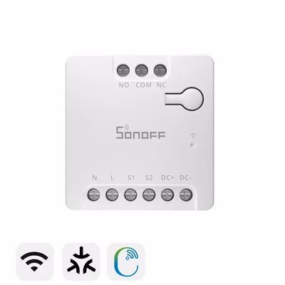 Sonoff MINI-D умное реле с сухим контактом Matter over Wi-Fi
