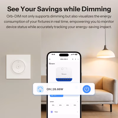 SONOFF-MINI-DIM-E - features