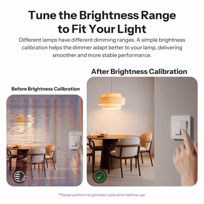 Sonoff MINI-DIM variator Matter Wi-Fi încastrabil în doza întrerupătorului - features
