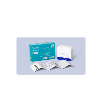 Sonoff MINI-DIM variator Matter Wi-Fi încastrabil în doza întrerupătorului - packaging