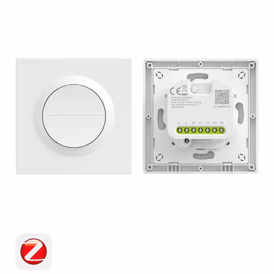 Sonoff Orb-ZBW2 MINI-ZB2GS-E настенный выключатель Zigbee 3.0, стекло, 2 канала
