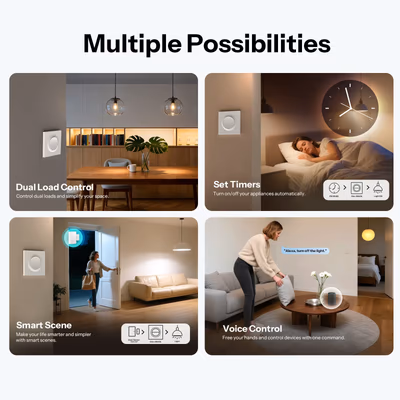 Sonoff MINI-ZB2GS-L-E Orb-ZBW2L Zigbee выключатель 2 клавиши без нуля
