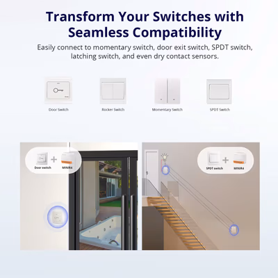Sonoff MINIR4 Extreme Wi-Fi реле-модуль 10 А для умного света