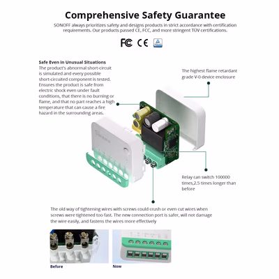 Sonoff MINIR4M Extreme Matter Wi-Fi реле-модуль в подрозетник