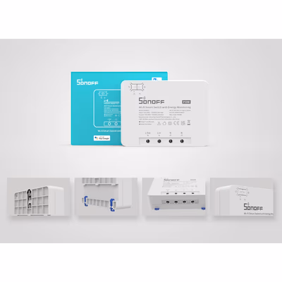 Sonoff POWR3 Wi-Fi реле 25 А / 5500 Вт с учётом электроэнергии