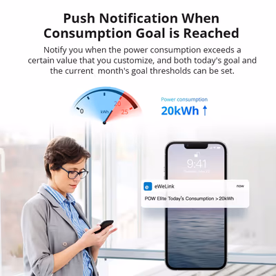 Sonoff POW Elite POWR316D Wi-Fi реле 16 А с энергомониторингом и LCD-экраном