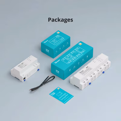 Sonoff SPM-4Relay стекируемый модуль 4 реле 20 А с учётом энергии