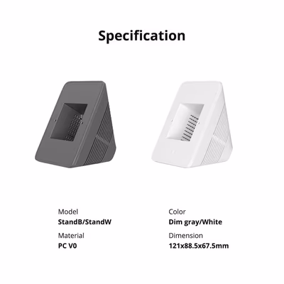 Sonoff Enclosure Stand настольная подставка для NSPanel, тёмно-серая