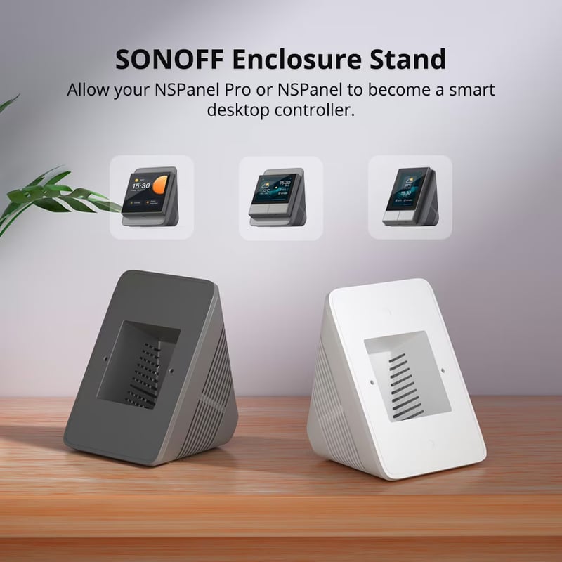 Sonoff Enclosure Stand настольная подставка для NSPanel, тёмно-серая