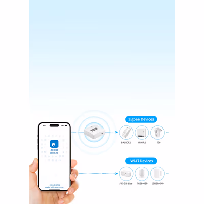 Sonoff Zigbee Bridge Pro (ZBBridge-P) шлюз Zigbee 3.0 для eWeLink