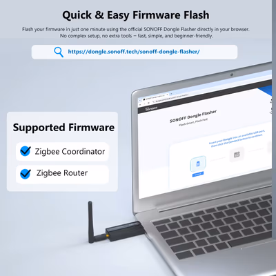 Sonoff Zigbee 3.0 USB Dongle Plus ZBDongle-P координатор на CC2652P