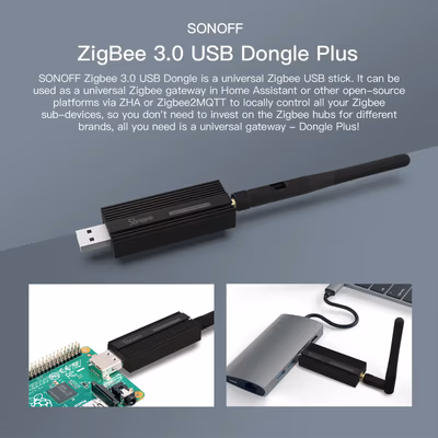 Sonoff Zigbee 3.0 USB Dongle Plus ZBDongle-P координатор на CC2652P
