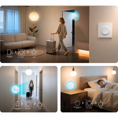 Sonoff ZBMINIL2-E настенный выключатель Zigbee 3.0 без нуля, одна клавиша