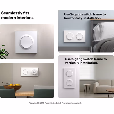 Sonoff ZBMINIL2-E настенный выключатель Zigbee 3.0 без нуля, одна клавиша