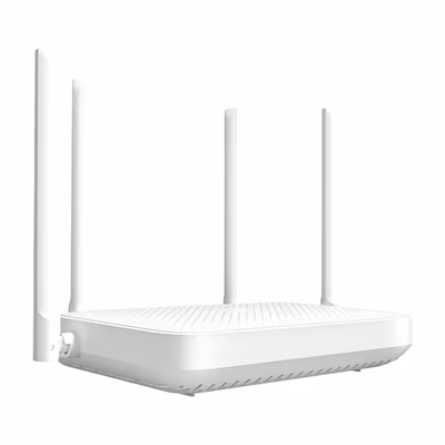 Xiaomi Router AX1500 dual-band Wi-Fi 6 router, 1501 Mbps, white - lifestyle