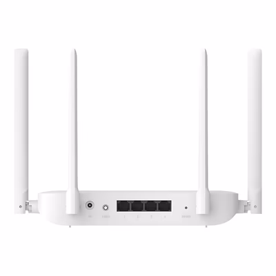 Xiaomi Router AX1500 dual-band Wi-Fi 6 router, 1501 Mbps, white - lifestyle