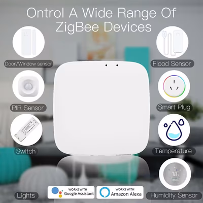 Moes ZHUB-W-MS шлюз Zigbee 3.0 Tuya — хаб для умного дома