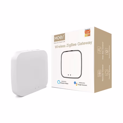Moes ZHUB-W-MS шлюз Zigbee 3.0 Tuya — хаб для умного дома