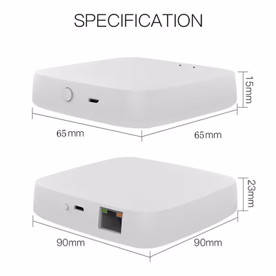 Moes ZHUB-W-MS шлюз Zigbee 3.0 Tuya — хаб для умного дома