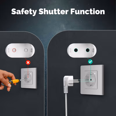 Moes Star Ring ZK-SR-EU Zigbee розетка встраиваемая 16А с замером, белая