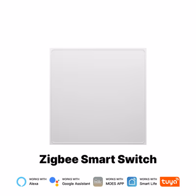 Moes Star Feather SFL01-Z выключатель Zigbee, 1 клавиша, белый