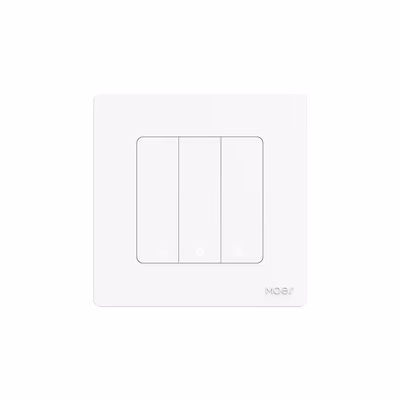 Moes Star Ring ZS-SR-EU2-LN Zigbee выключатель 2 клавиши, нужен ноль, серый
