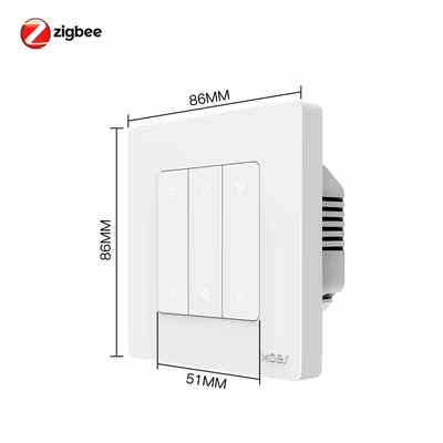 Moes Star Ring ZS-SR-EUD1 Zigbee диммер 1 клавиша, белый, с нулём