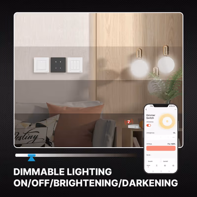 Moes ZS-SR-EUD2 диммер Zigbee Star Ring на 2 линии, белый, нужен ноль