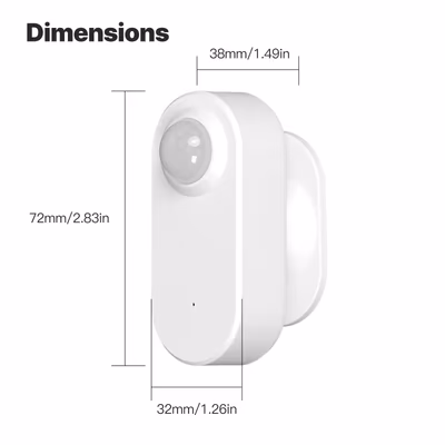 Moes ZSS-HP05-A датчик присутствия mmWave + PIR Zigbee на батарейках